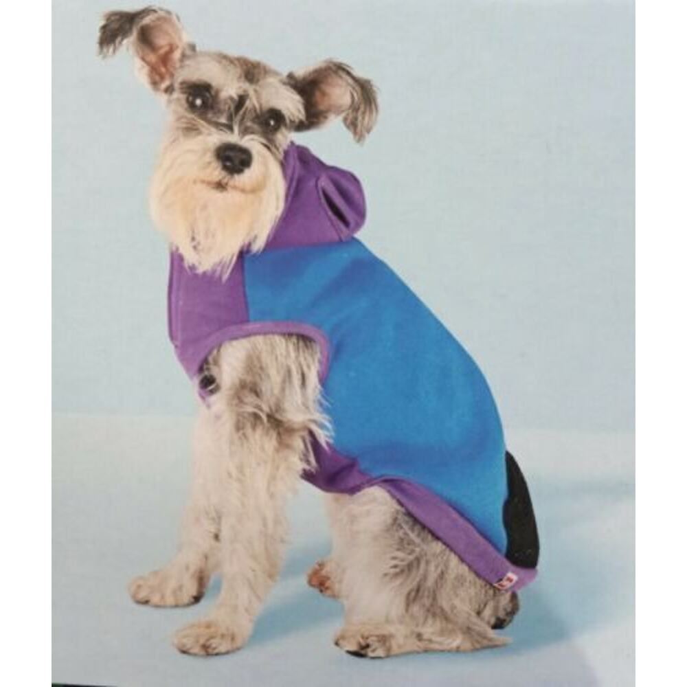 NEW Lego Target Dog Hoodie Sweatshirt Color Block Blue Black Purple Size Medium